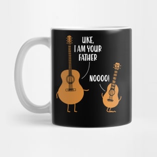 Uke I Am Your Father Funny Shirt Ukulele Guitar Music Mug